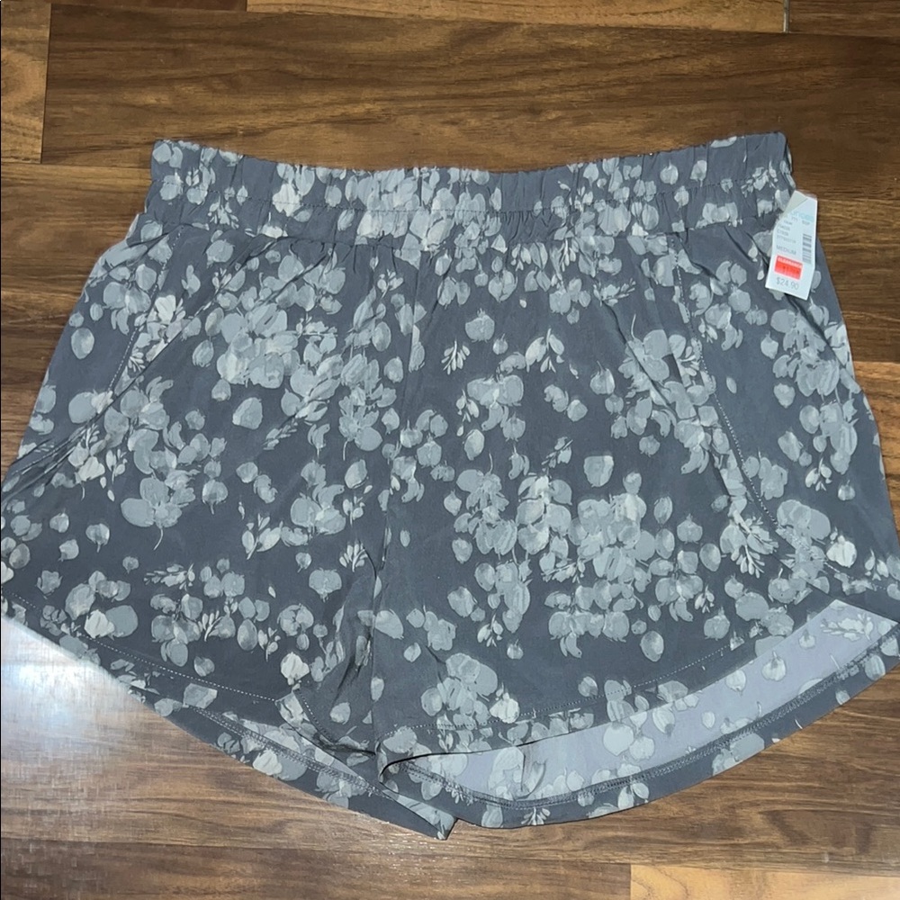 Floral Gray Women's Shorts